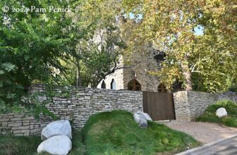 Sculpted berms at Bouldin Castle inspired by land art and Kauai