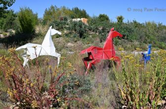 Exploring the Gardens on Spring Creek in fall